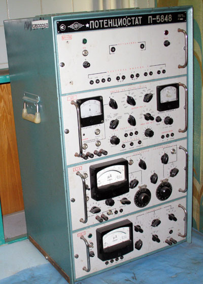 Советский потенциостат П-5848
